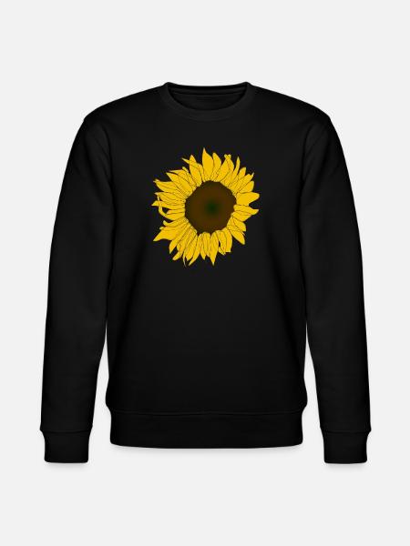 Radiant Sunflower - Stanley/Stella CHANGER Unisex Organic Sweatshirt - black