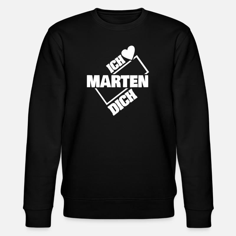 Marten - Stanley/Stella Unisex Bio-Sweatshirt CHANGER - Schwarz