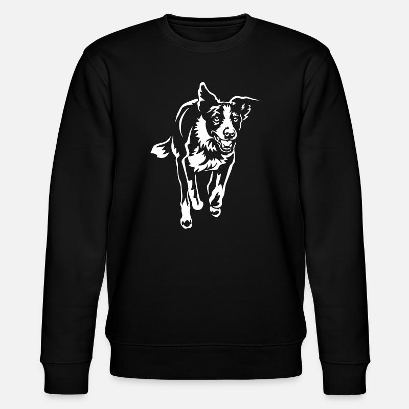 Border Collie « Black Edition » - Sweat bio CHANGER Stanley/Stella Unisexe - noir