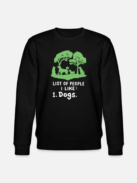 Hundeliebhaber Hundebesitzer - Stanley/Stella Unisex Bio-Sweatshirt CHANGER  - Schwarz