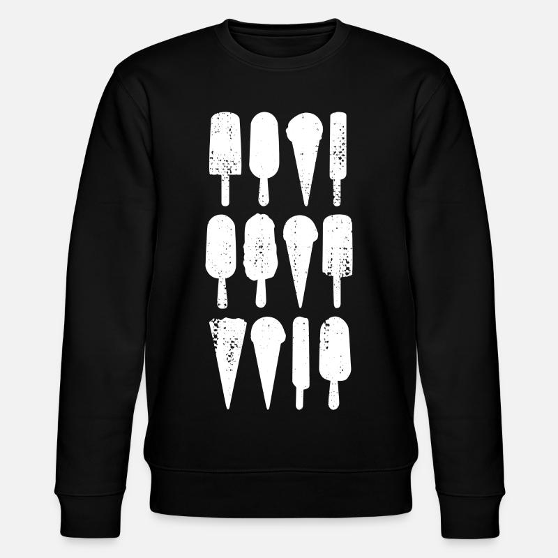 Arômes de crème glacée - Sweat bio CHANGER Stanley/Stella Unisexe - noir