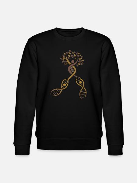 The DNA Tree: Nature's Genealogy - Stanley/Stella CHANGER Unisex Organic Sweatshirt - black