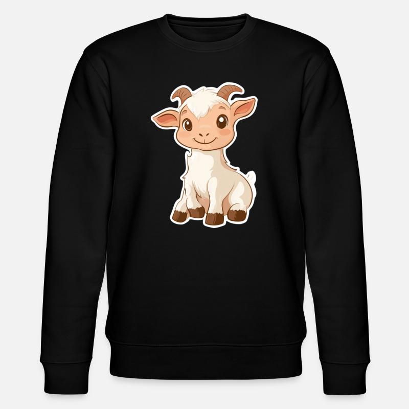 Chèvre - Sweat bio CHANGER Stanley/Stella Unisexe - noir