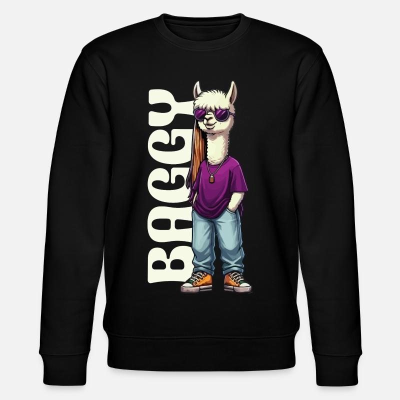Alpaga baggy - Sweat bio CHANGER Stanley/Stella Unisexe - noir