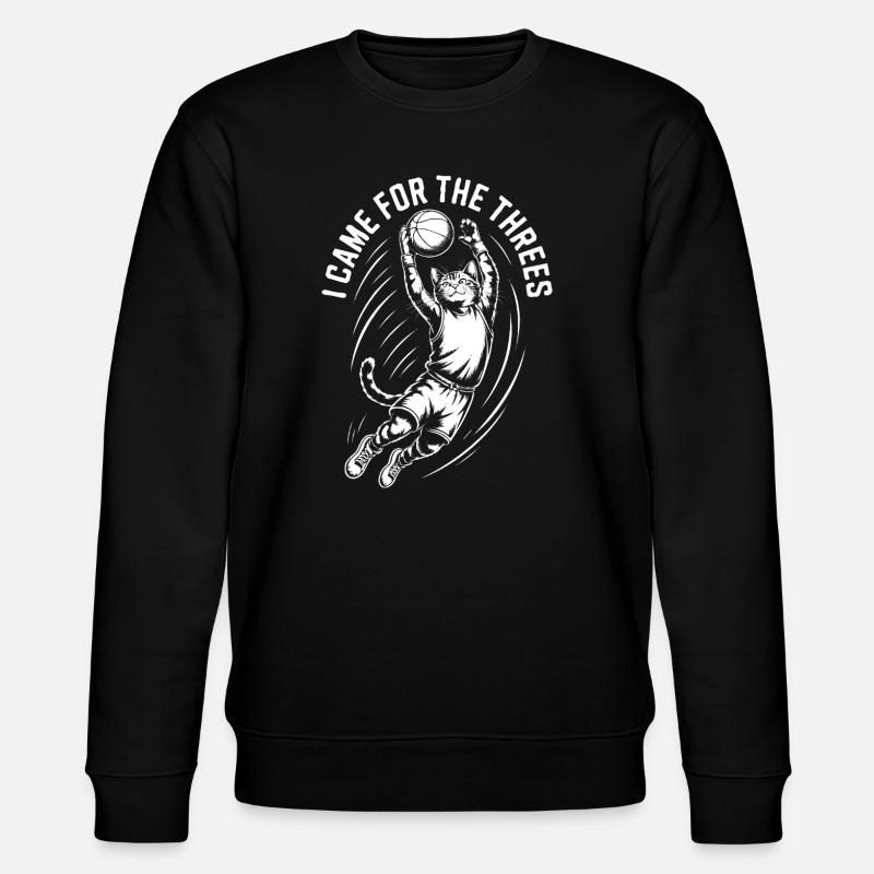 Katzenschießball - Stanley/Stella Unisex Bio-Sweatshirt CHANGER  - Schwarz