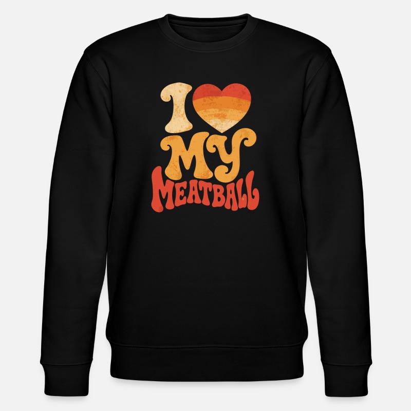 J'adore ma boulette : Humour Gourmand - Sweat bio CHANGER Stanley/Stella Unisexe - noir