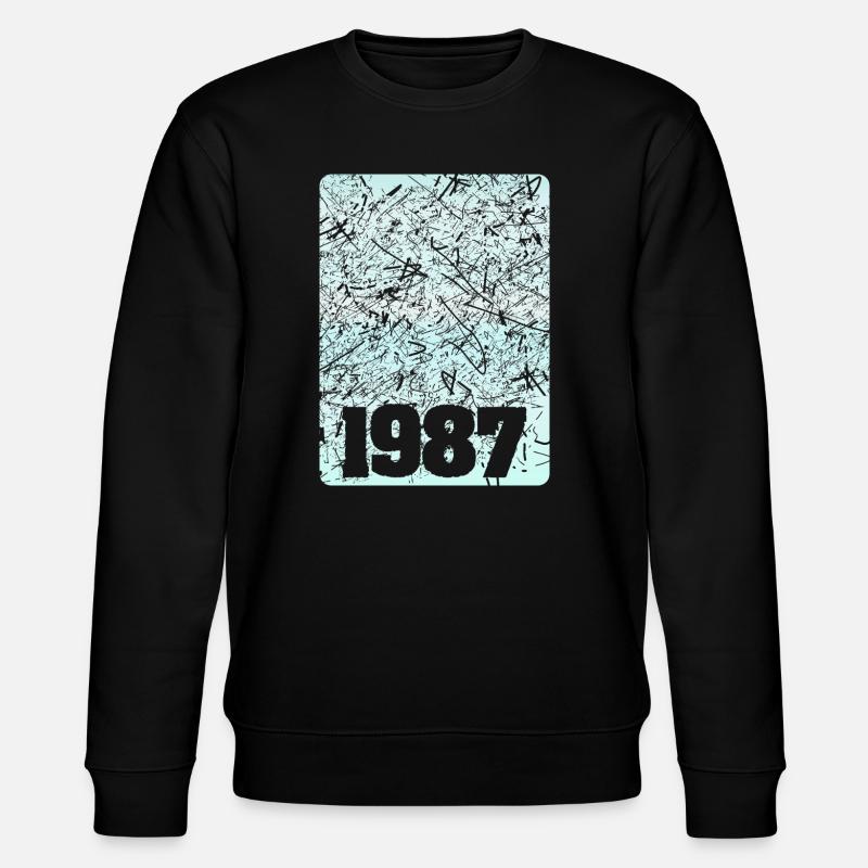 Figure 1987 - Sweat bio CHANGER Stanley/Stella Unisexe - noir