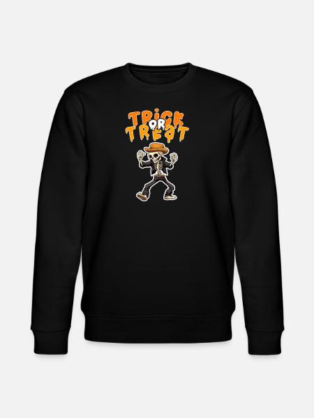 Halloween Design Squelette effrayant - Sweat bio CHANGER Stanley/Stella Unisexe - noir