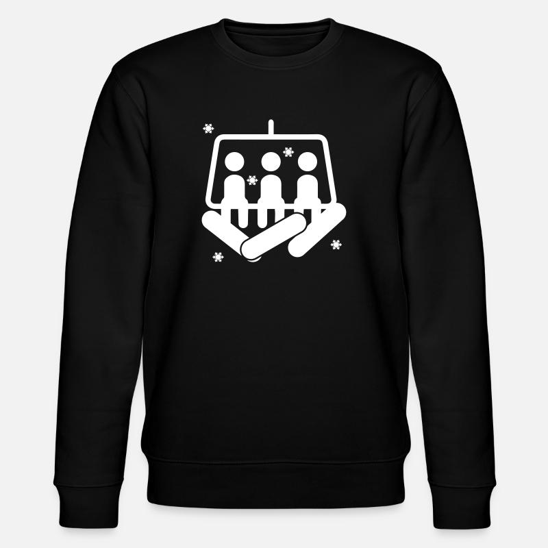 Snowboard - Sweat bio CHANGER Stanley/Stella Unisexe - noir