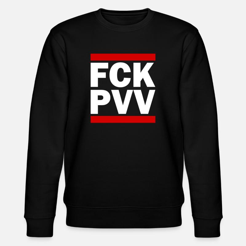 Fck pvv - Stanley/Stella Unisex Bio-Sweatshirt CHANGER  - Schwarz