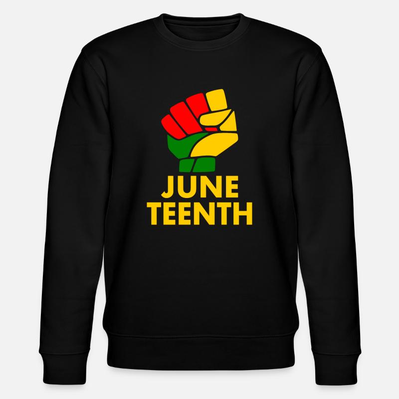 juneteenth - Sweat bio CHANGER Stanley/Stella Unisexe - noir