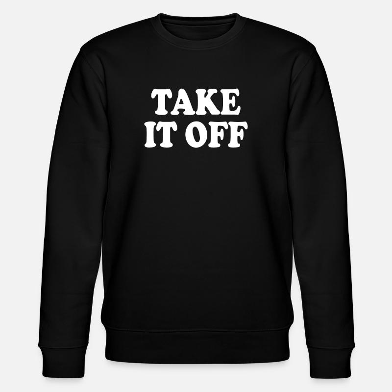 Take it off - Stanley/Stella Unisex Bio-Sweatshirt CHANGER  - Schwarz