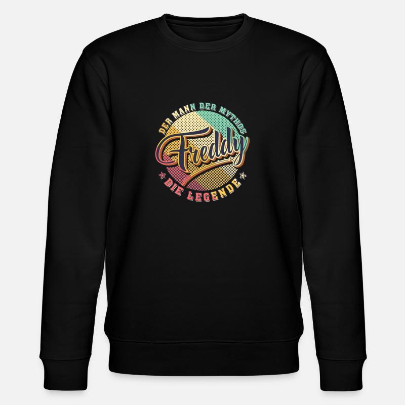 Freddy present gift idea - Stanley/Stella CHANGER Unisex Organic Sweatshirt - black