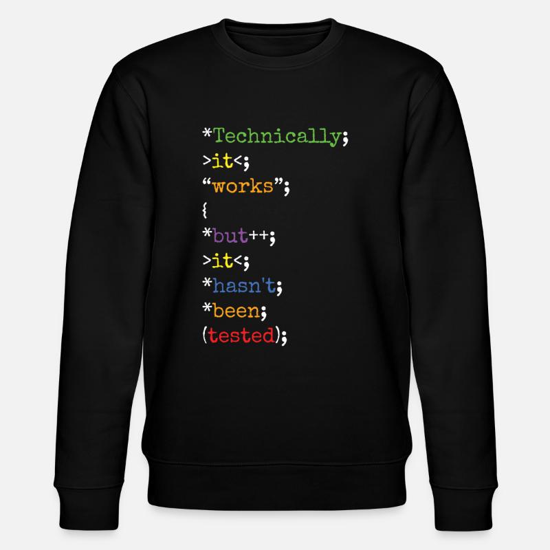 Software Ingenieur Informatiker Programmierer - Stanley/Stella Unisex Bio-Sweatshirt CHANGER  - Schwarz