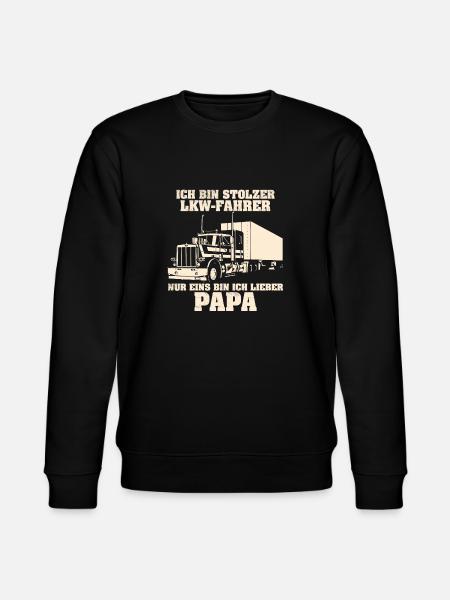 LKW PAPA - Stanley/Stella Unisex Bio-Sweatshirt CHANGER - Schwarz
