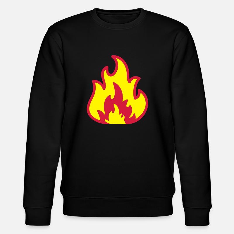 fire__f2 - Stanley/Stella Unisex Bio-Sweatshirt CHANGER  - Schwarz