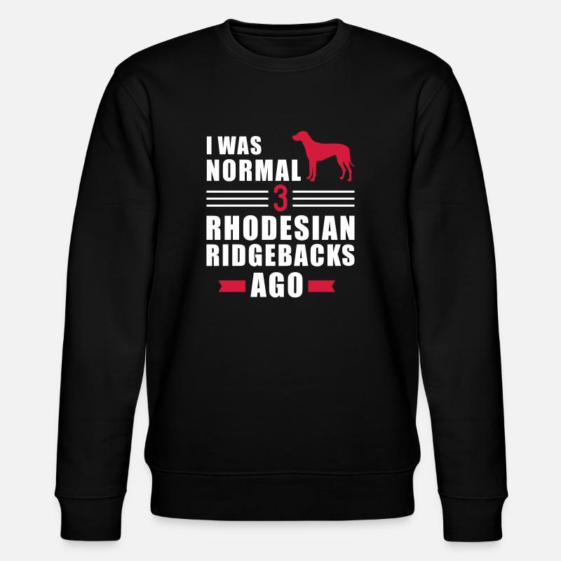 Rhodesian Ridgeback - Stanley/Stella CHANGER Unisex Organic Sweatshirt - black