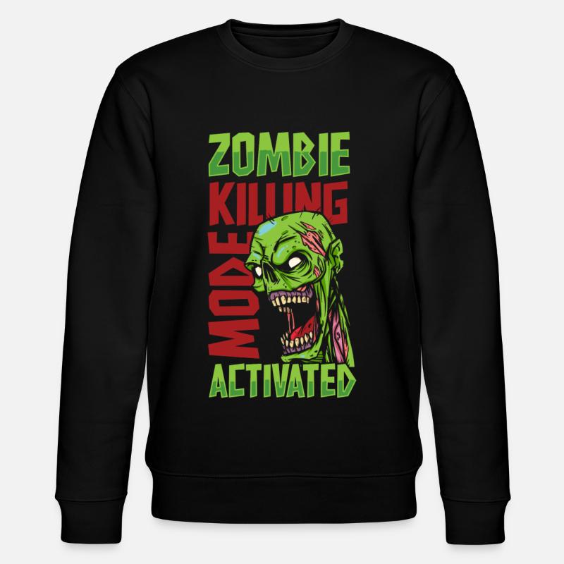 Zombie Zombies Horror - Stanley/Stella Unisex Bio-Sweatshirt CHANGER  - Schwarz