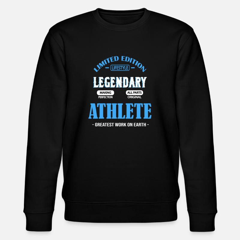 ATHLETE - Sweat bio CHANGER Stanley/Stella Unisexe - noir