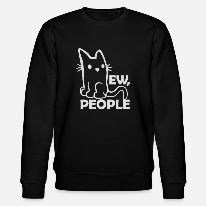Dire ew people chat - Sweat bio CHANGER Stanley/Stella Unisexe - noir