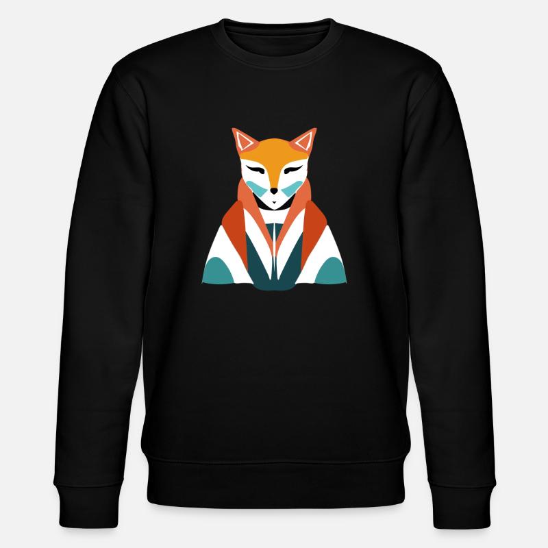 Fuchs - Stanley/Stella Unisex Bio-Sweatshirt CHANGER  - Schwarz