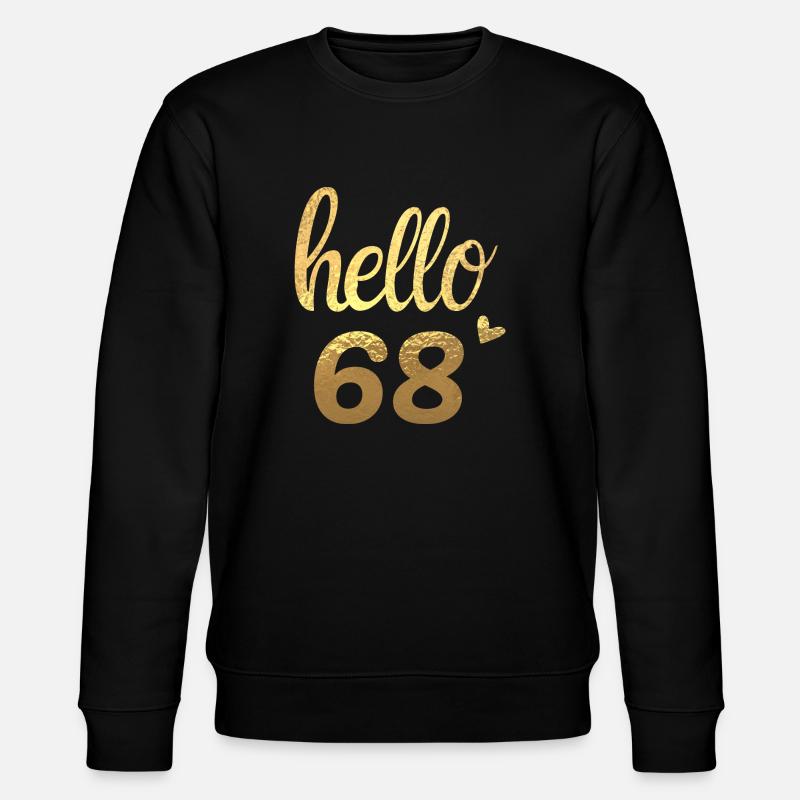 Hello 68 doré - Sweat bio CHANGER Stanley/Stella Unisexe - noir