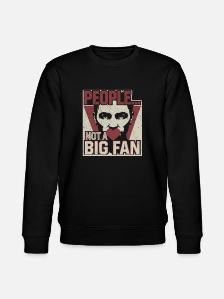 Not a fan of humans - Stanley/Stella CHANGER Unisex Organic Sweatshirt - black