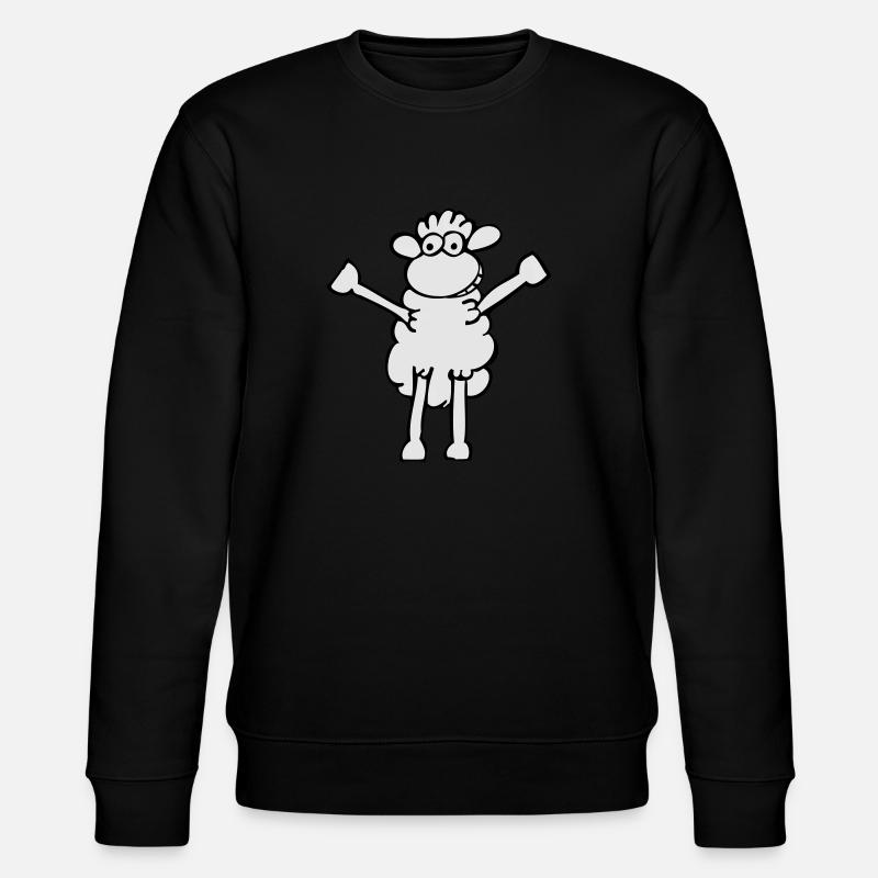 Moppel Schaf Flex - Stanley/Stella CHANGER Unisex Organic Sweatshirt - black