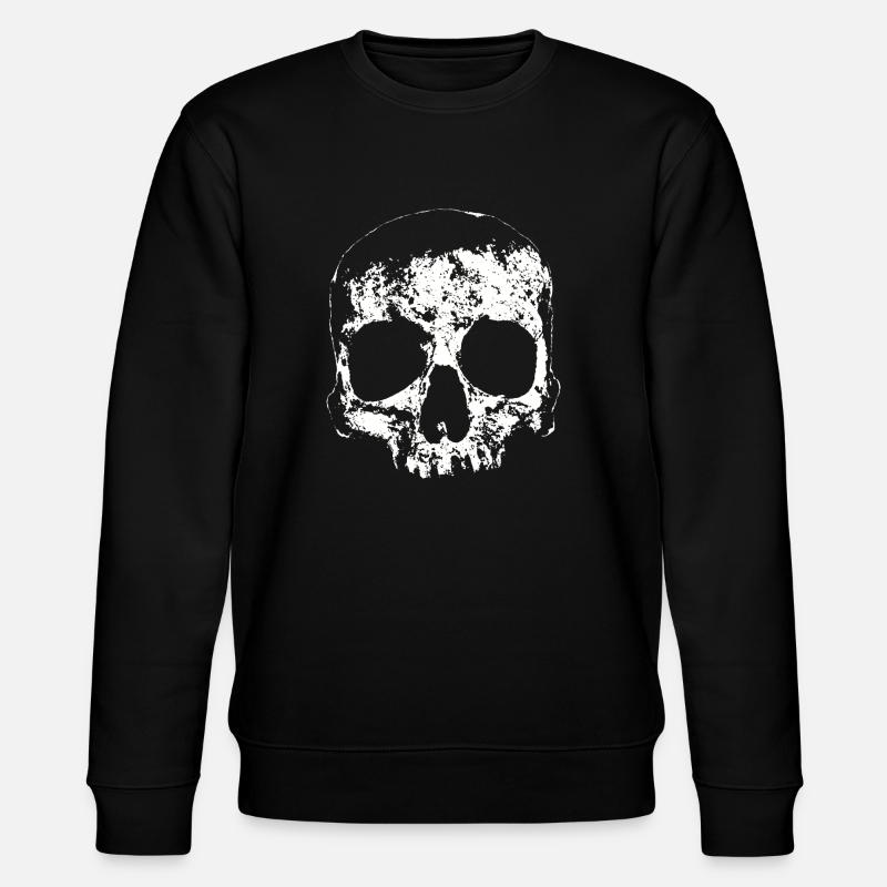 Totenschädel - Stanley/Stella Unisex Bio-Sweatshirt CHANGER  - Schwarz