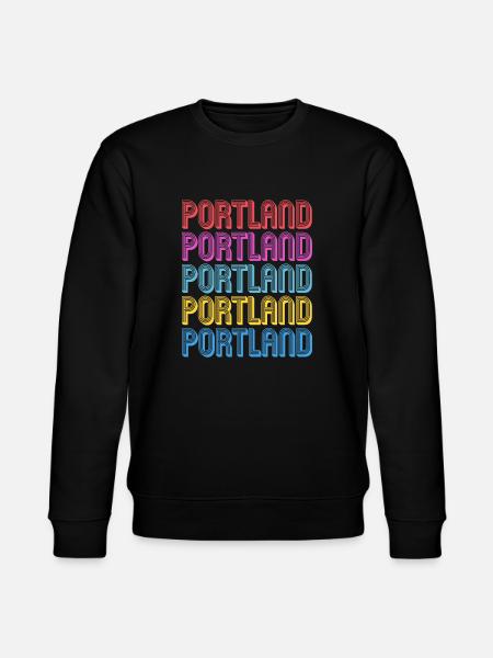 Portland - Stanley/Stella CHANGER Unisex Organic Sweatshirt - black