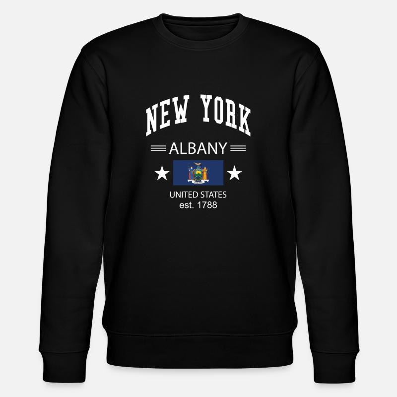 New York - Stanley/Stella Unisex Bio-Sweatshirt CHANGER  - Schwarz
