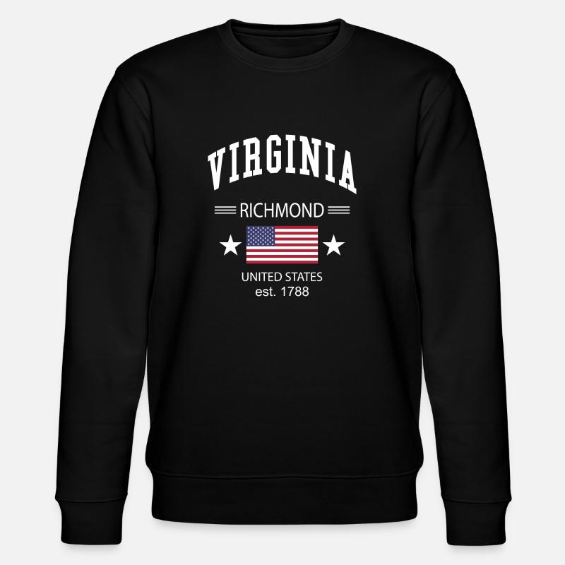 Virginia - Stanley/Stella Unisex Bio-Sweatshirt CHANGER  - Schwarz
