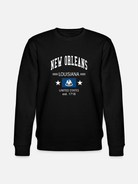 New Orleans - Stanley/Stella CHANGER Unisex Organic Sweatshirt - black