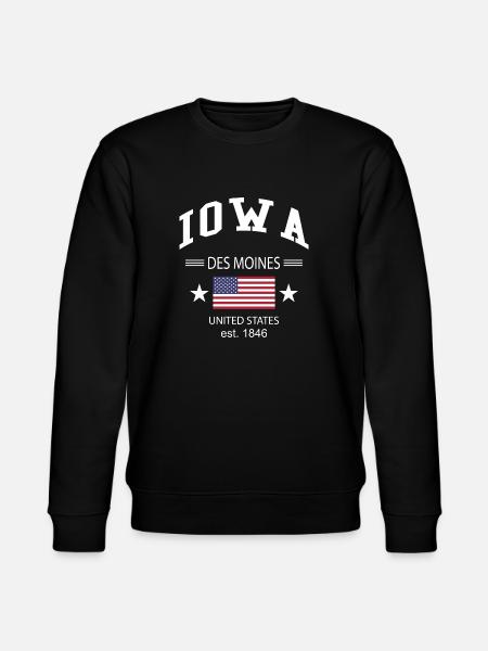 Iowa - Stanley/Stella CHANGER Unisex Organic Sweatshirt - black