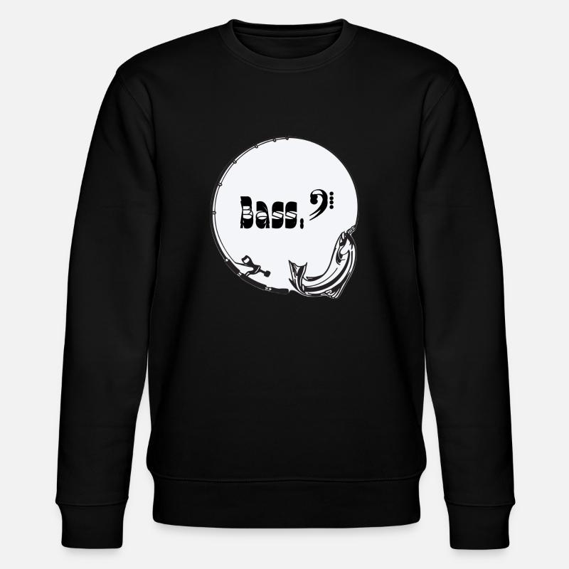 Zeit für Bässe - Stanley/Stella Unisex Bio-Sweatshirt CHANGER  - Schwarz