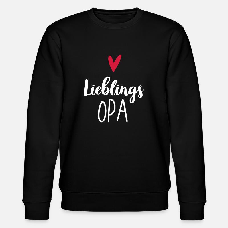 Lieblings Opa - Stanley/Stella Unisex Bio-Sweatshirt CHANGER  - Schwarz