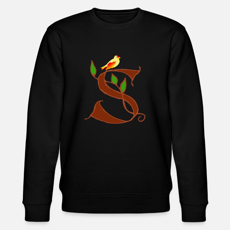 kanarienvogel s - Stanley/Stella Unisex Bio-Sweatshirt CHANGER  - Schwarz