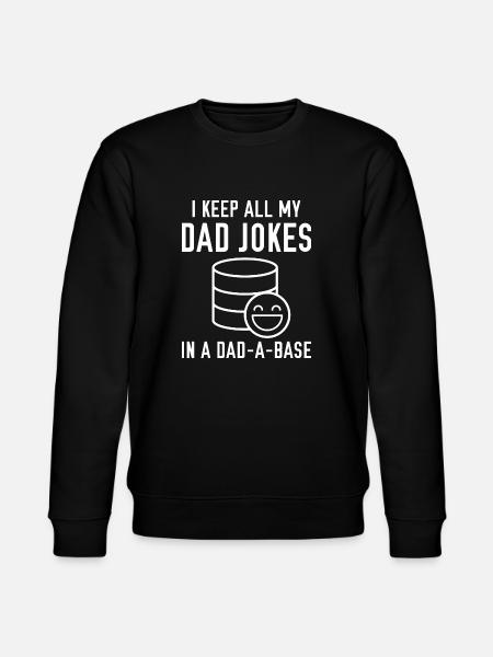 Offiziell Papa Witze - Stanley/Stella Unisex Bio-Sweatshirt CHANGER - Schwarz