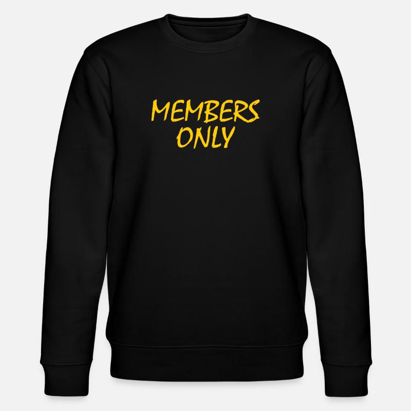 Members only - Stanley/Stella CHANGER Unisex Organic Sweatshirt - black
