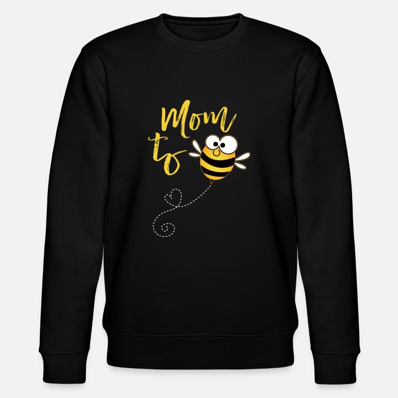 Mutter zur Biene - Stanley/Stella Unisex Bio-Sweatshirt CHANGER  - Schwarz