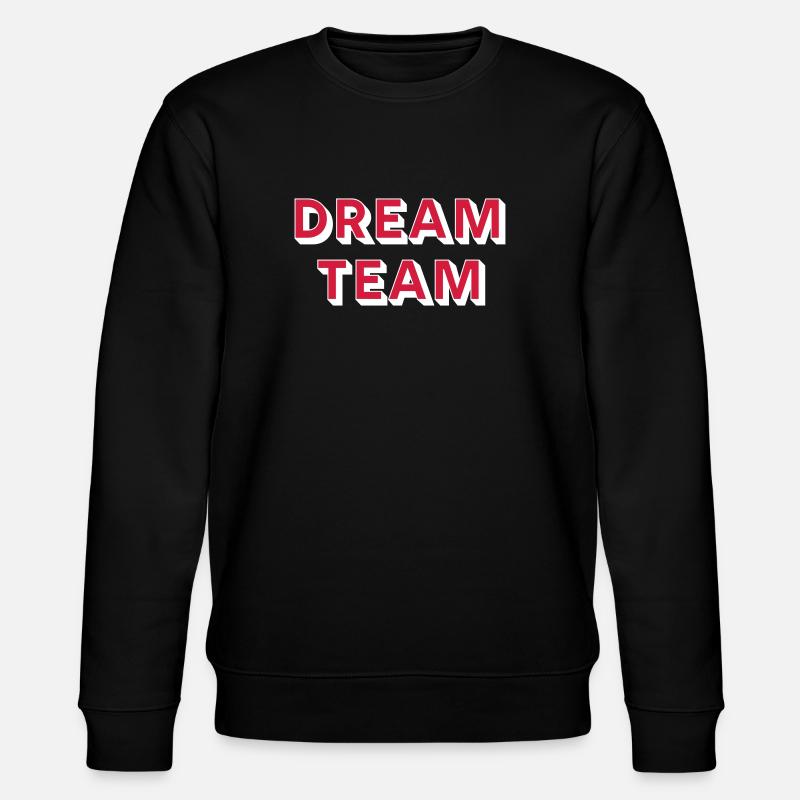 DREAMTEAM - Stanley/Stella Unisex Bio-Sweatshirt CHANGER  - Schwarz