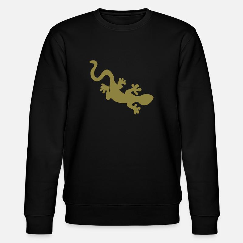 Gecko - Stanley/Stella Unisex Bio-Sweatshirt CHANGER  - Schwarz