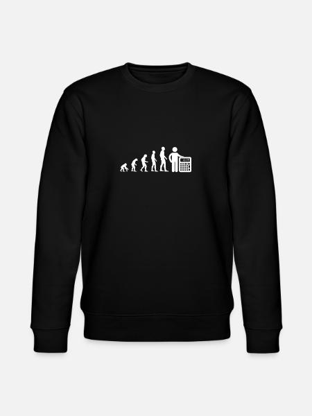 evolution comptable homme humour comptabilité - Sweat bio CHANGER Stanley/Stella Unisexe - noir