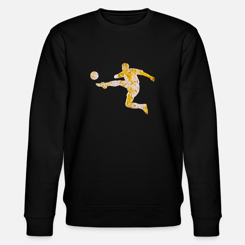 Footballeur silhouette - Sweat bio CHANGER Stanley/Stella Unisexe - noir