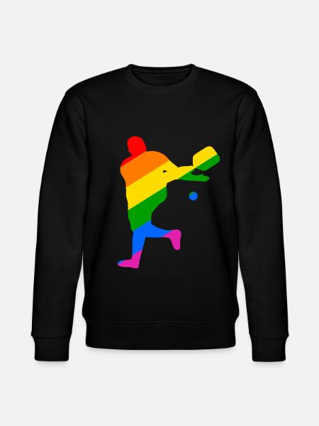LGBTQIA+ Pickleball - Stanley/Stella CHANGER Unisex Organic Sweatshirt - black