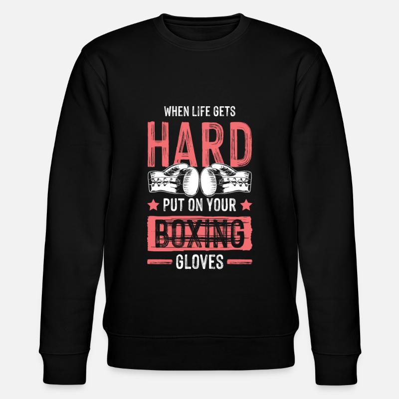 Gants de boxe - Sweat bio CHANGER Stanley/Stella Unisexe - noir