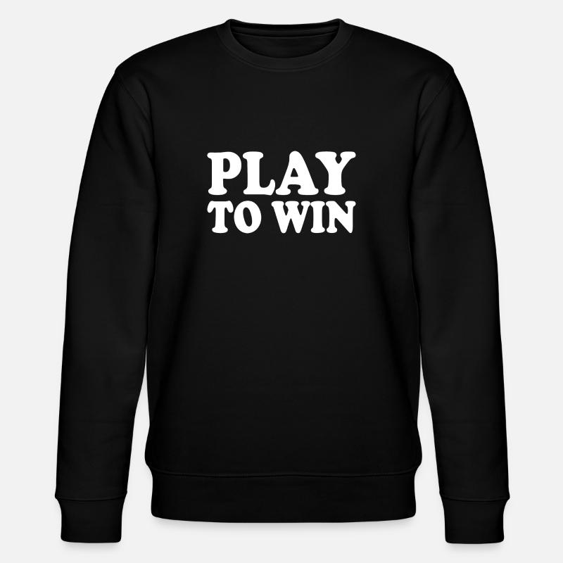 Play to win - Stanley/Stella Unisex Bio-Sweatshirt CHANGER  - Schwarz