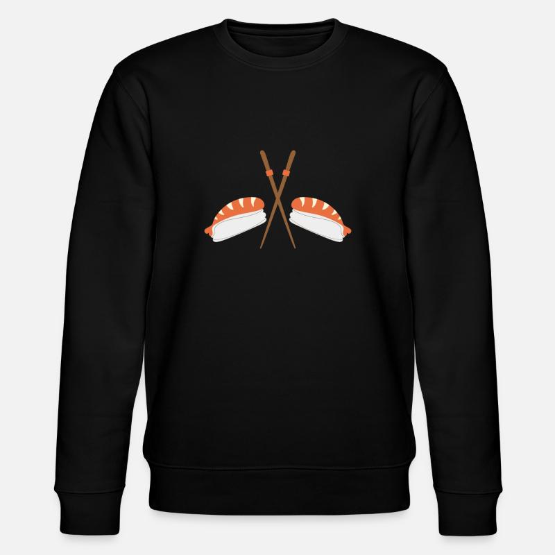 Sushi - Stanley/Stella Unisex Bio-Sweatshirt CHANGER  - Schwarz