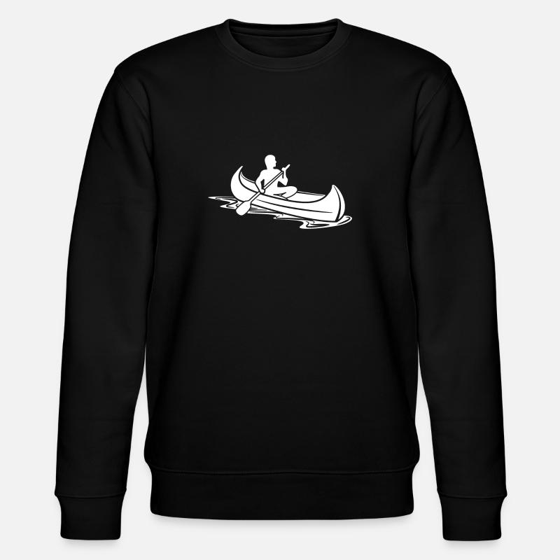 Canoë-kayak motif - Sweat bio CHANGER Stanley/Stella Unisexe - noir
