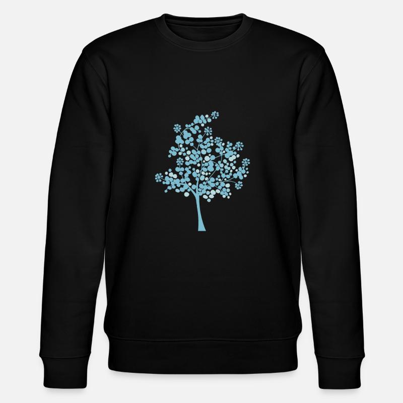Schneeballbaum - Stanley/Stella Unisex Bio-Sweatshirt CHANGER  - Schwarz